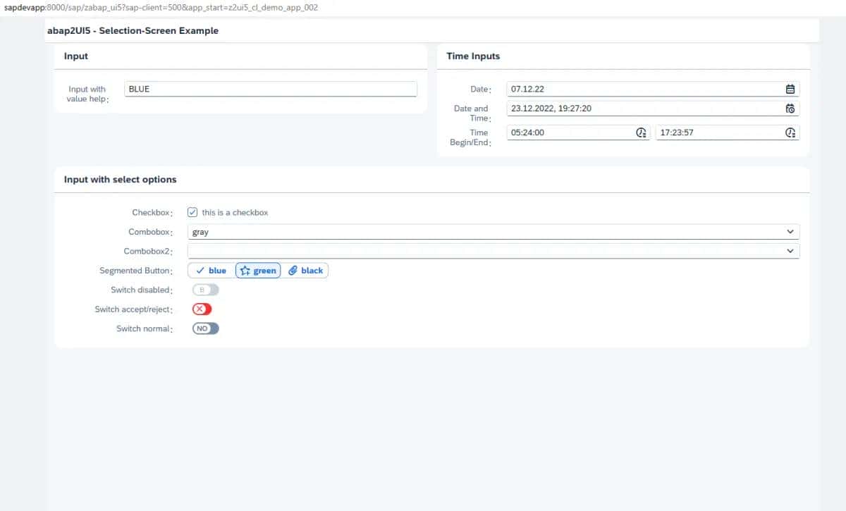 Fiori-like Prototype ( GitHub feat abap2UI5 )