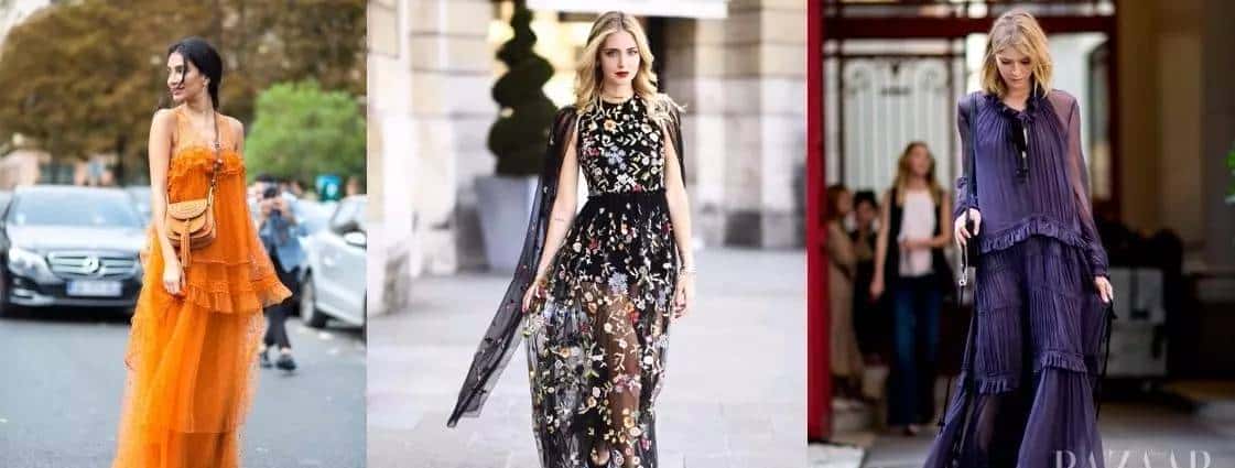 是唐艺昕的蓝纱裙仙气十足,还是杨颖的黑白裙更优雅?