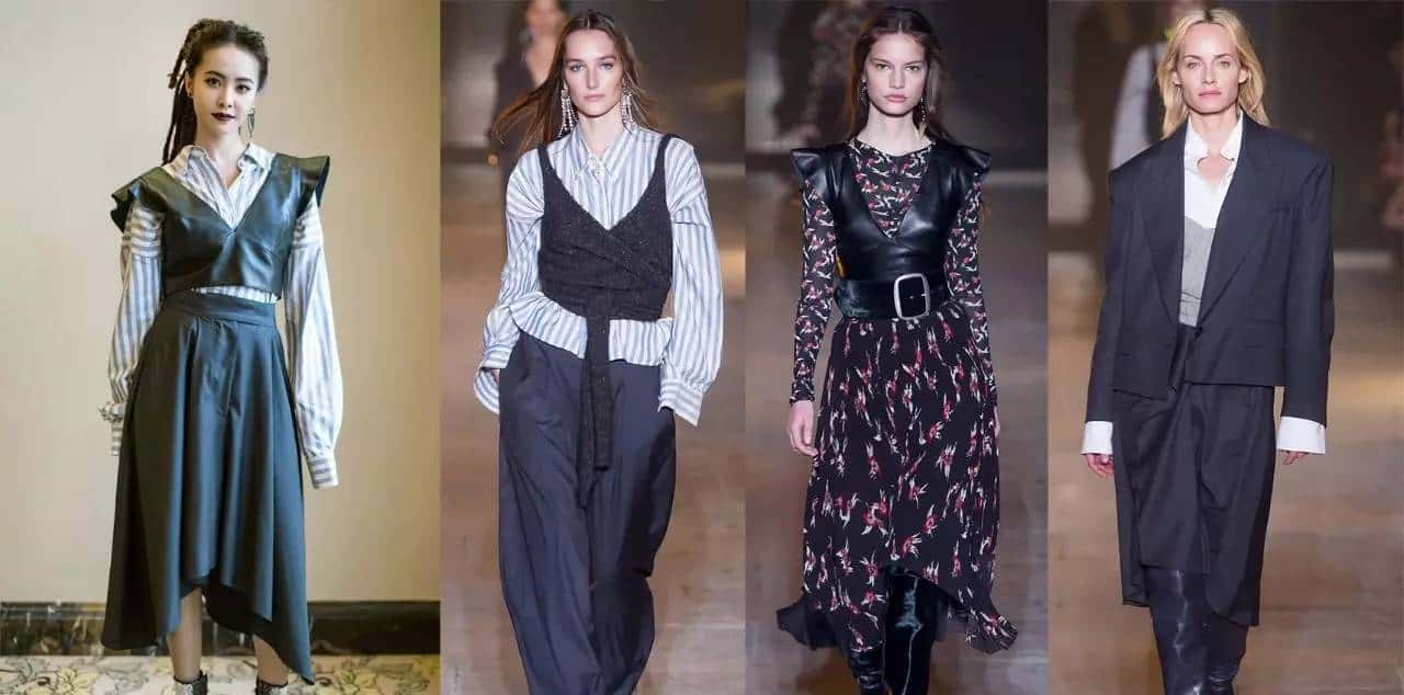 是唐艺昕的蓝纱裙仙气十足,还是杨颖的黑白裙更优雅?