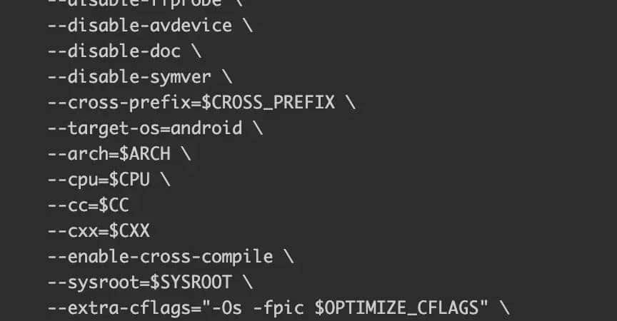 ffmpeg4.4 for Android 编译 ndk(r21e)