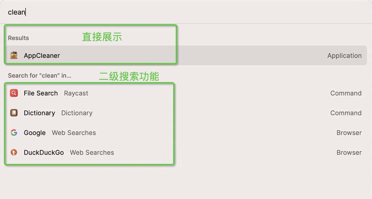 Raycast 快捷启动器，你的 Mac 默认搜索工具