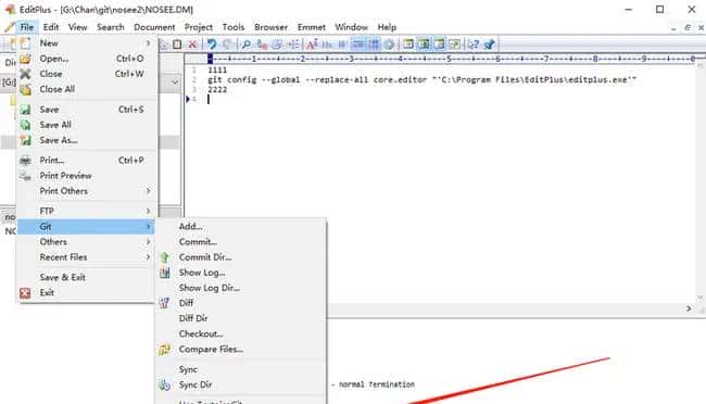 Editplus 2）Internet 功能：Web、FTP、Git