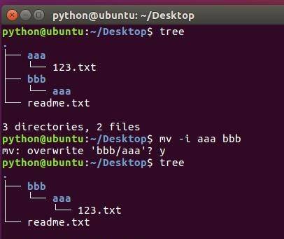 linux下文件和目录的拷贝或移动