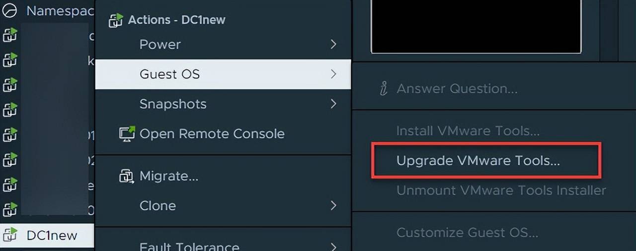打开 VM 工具：VMWARE 工具替代方案