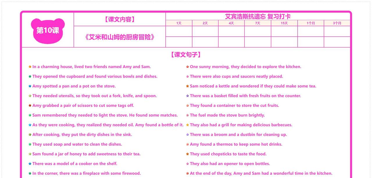 【高中英语视频公开课】87篇美文速记4200单词——(第10讲)