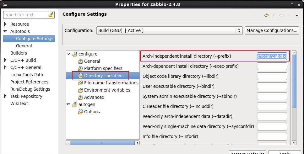 如何在Eclipse中搭建Zabbix源码的调试和开发环境