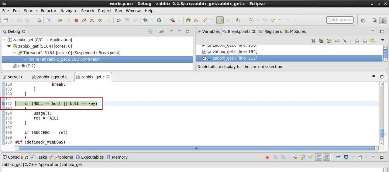 如何在Eclipse中搭建Zabbix源码的调试和开发环境