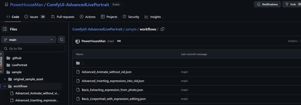 ComfyUI 表情管理插件 LivePortrait