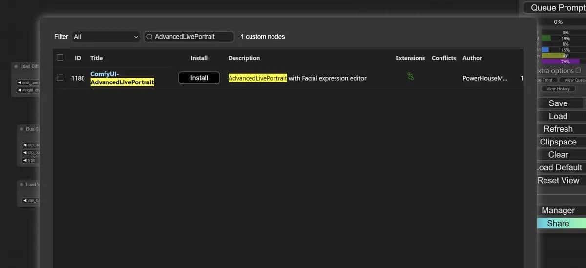 ComfyUI 表情管理插件 LivePortrait
