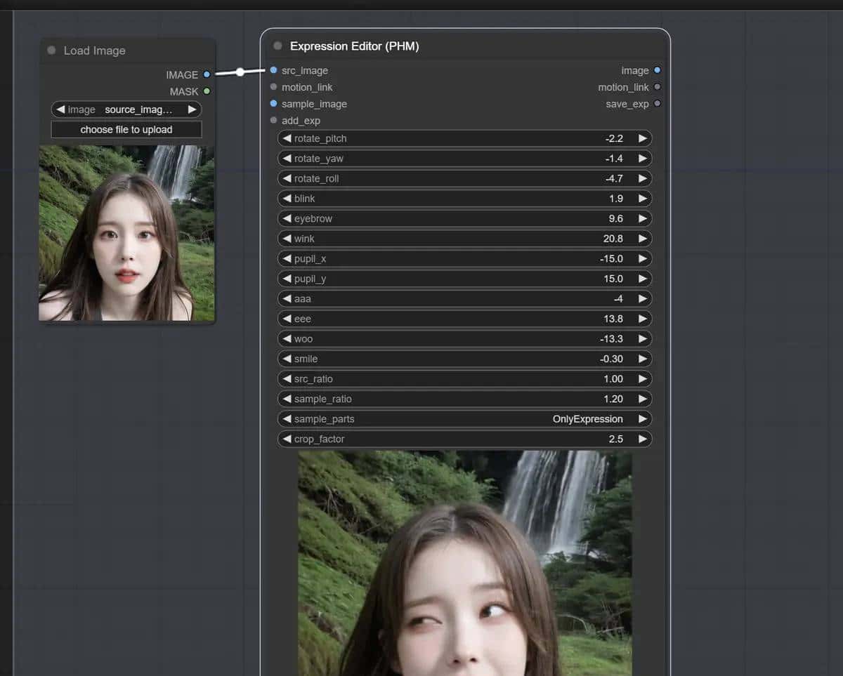 ComfyUI 表情管理插件 LivePortrait