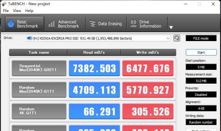 1GB缓存+原厂TLC颗粒:铠侠极至超速PRO SE10 1TB PCIe4.0固态硬盘