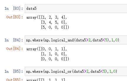 Python Numpy库用法笔记