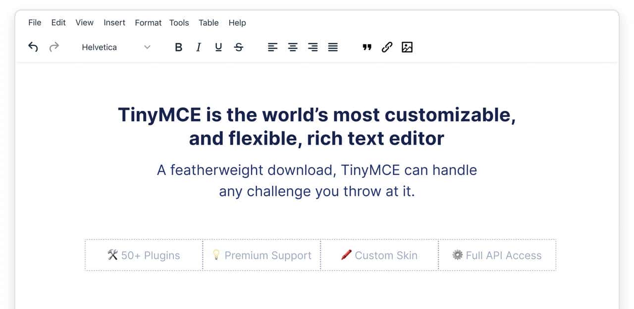 tinymce 号称富文本编辑器世界第一，大家同意么？