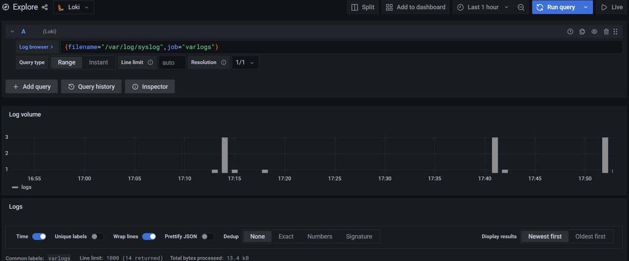 Linux搭建promtail、loki、grafana轻量日志监控系统