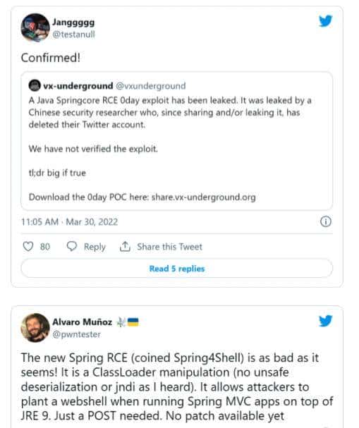 Spring 框架惊爆大漏洞？