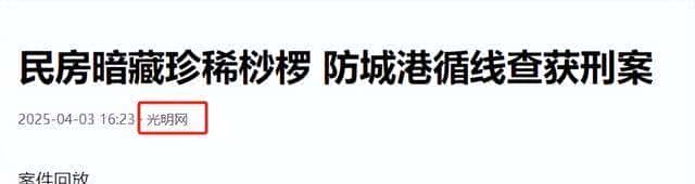 一株也不能挖!广西男子扫墓发现3株,带回家做盆栽,23年被查获