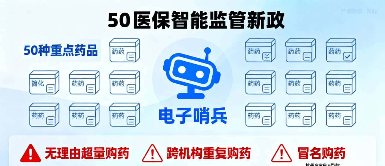 医保“哨兵”11月3日正式上岗！50种药盯死，3种行为一抓一个准