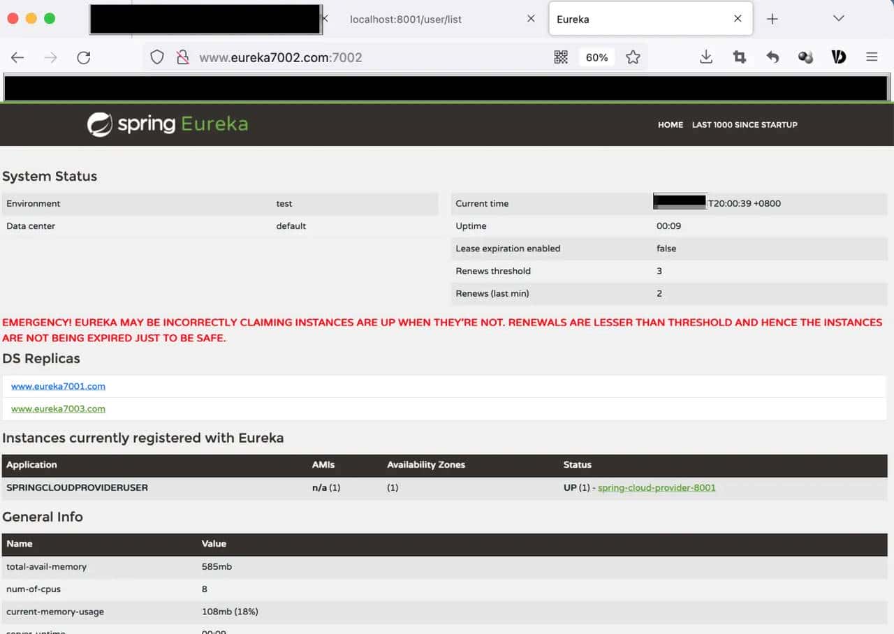 SpringCloud之Eureka、Ribbon、OpenFeign