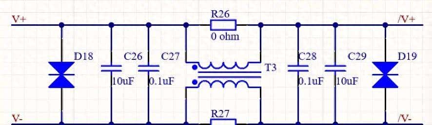 电源防护与EMI滤波电路 - 鹿快