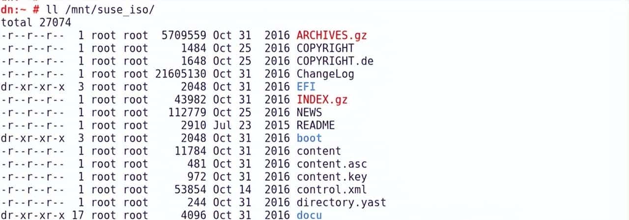 Linux系统挂载本地镜像