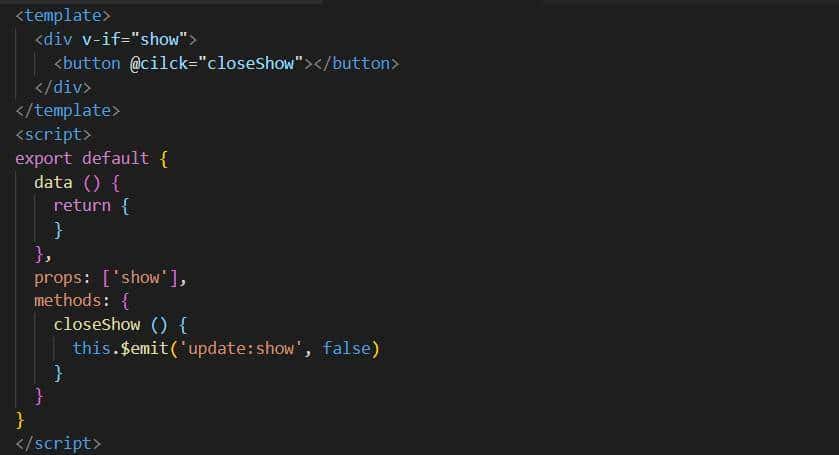 VUE弹窗的两种实现方式--初级篇