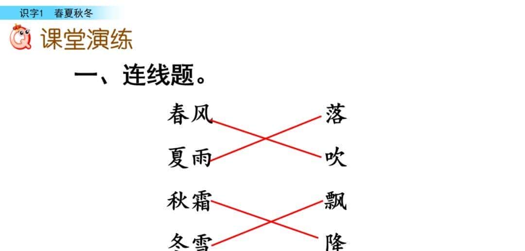 部编版一年级下册语文《春夏秋冬》知识点+图文讲解，给孩子预习
