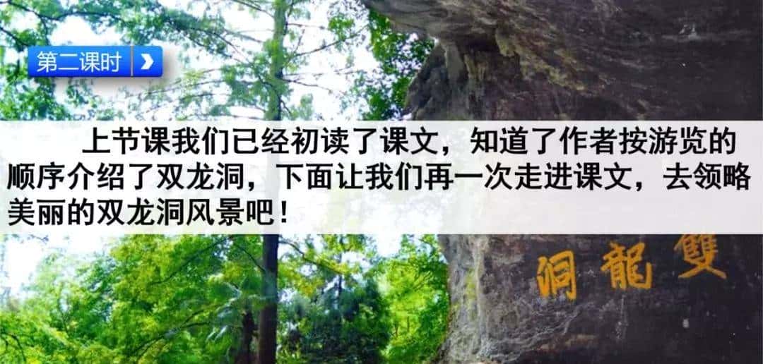 四年级下册语文第17课《记金华的双龙洞》图文详解及同步练习