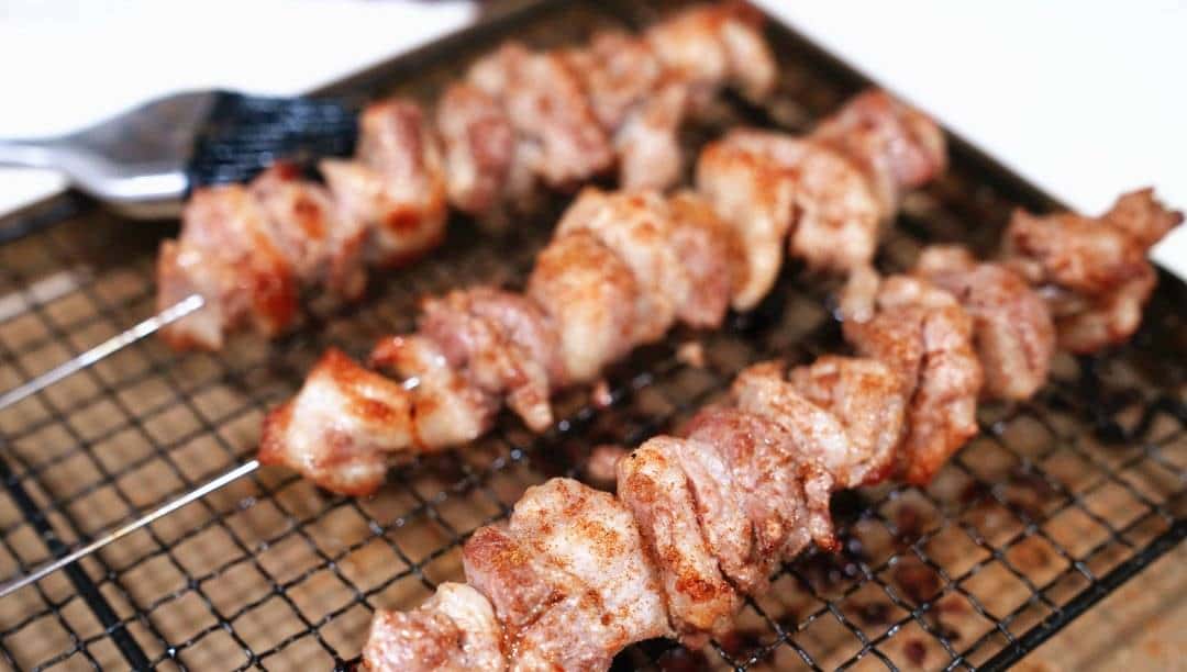 论一盘没有灵魂的羊肉串—烤箱版羊肉串做法