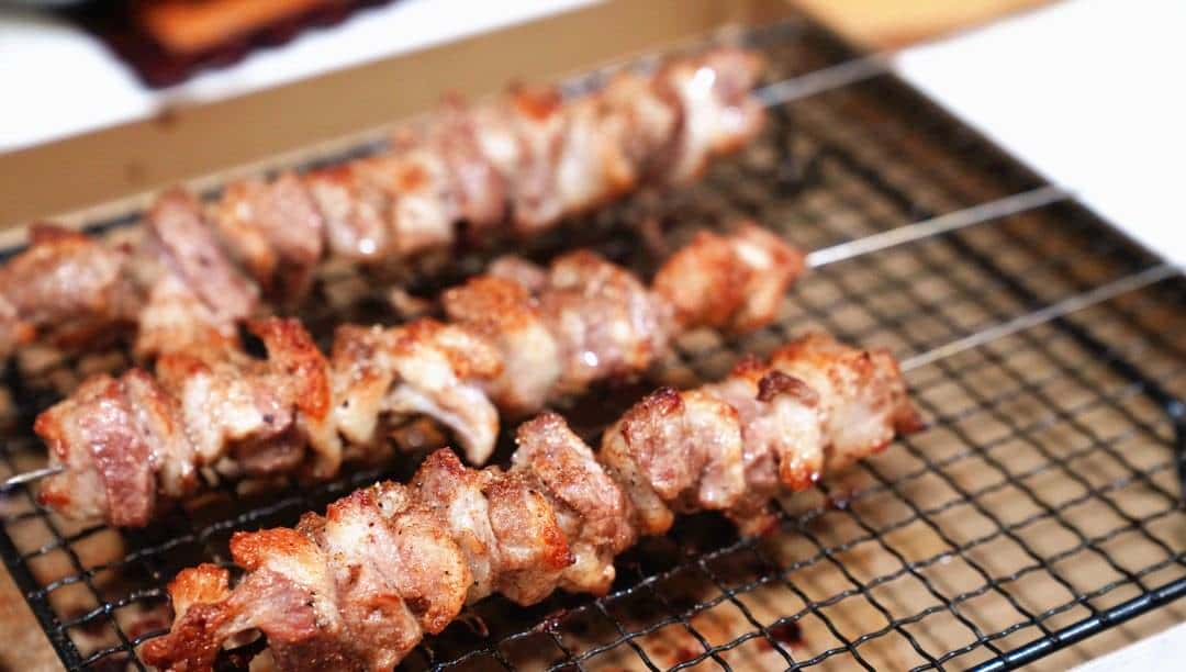 论一盘没有灵魂的羊肉串—烤箱版羊肉串做法