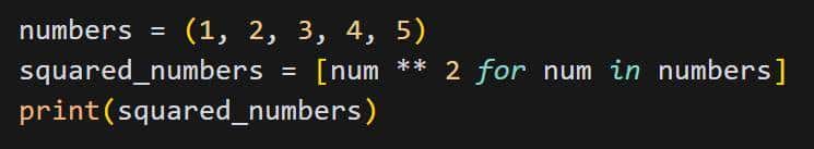 Python运算技巧:10种计算列表平方的高效方法