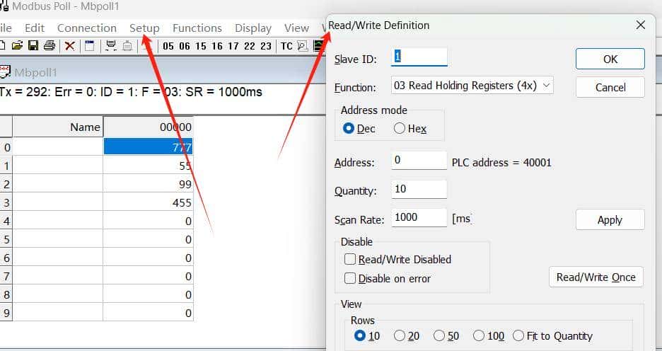 上位机如何读取威纶触摸屏,威纶触摸屏做MODBUS RTU/TCP主站