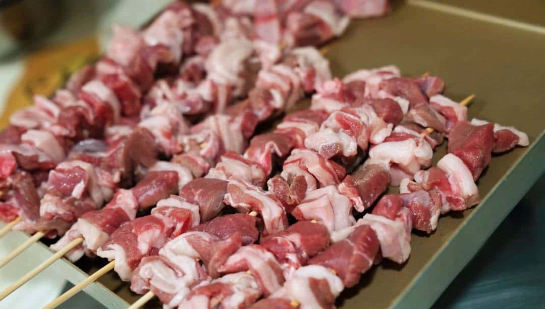 论一盘没有灵魂的羊肉串—烤箱版羊肉串做法