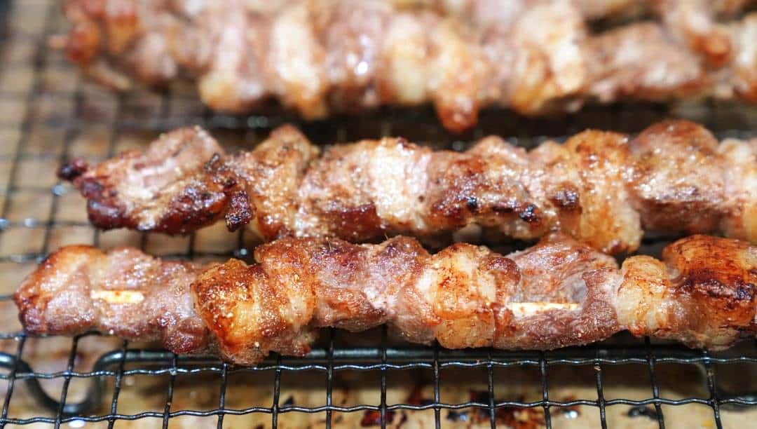 论一盘没有灵魂的羊肉串—烤箱版羊肉串做法