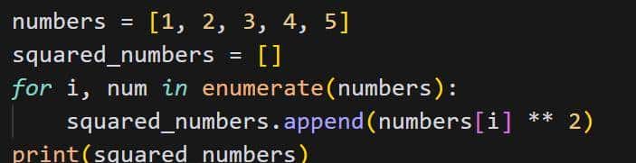 Python运算技巧:10种计算列表平方的高效方法