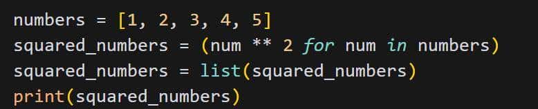 Python运算技巧:10种计算列表平方的高效方法