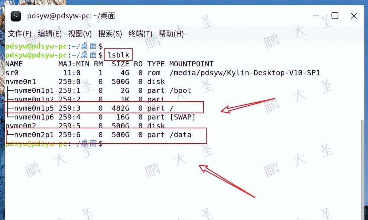 不重装也能扩容：麒麟Kylin V10系统盘增容（非LVM）