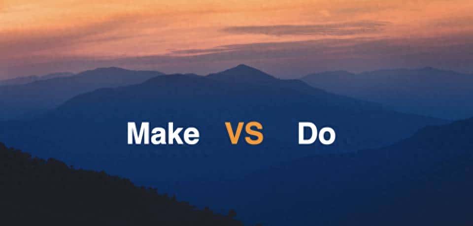 同样都是“做”，用法大不同。一分钟了解make和do的区别 - 鹿快