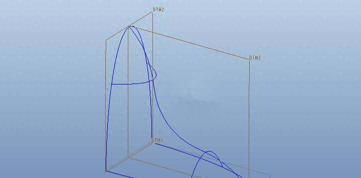 Proe/Creo经典的补面练习 - 鹿快