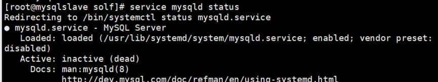 centos7搭建mysql主从