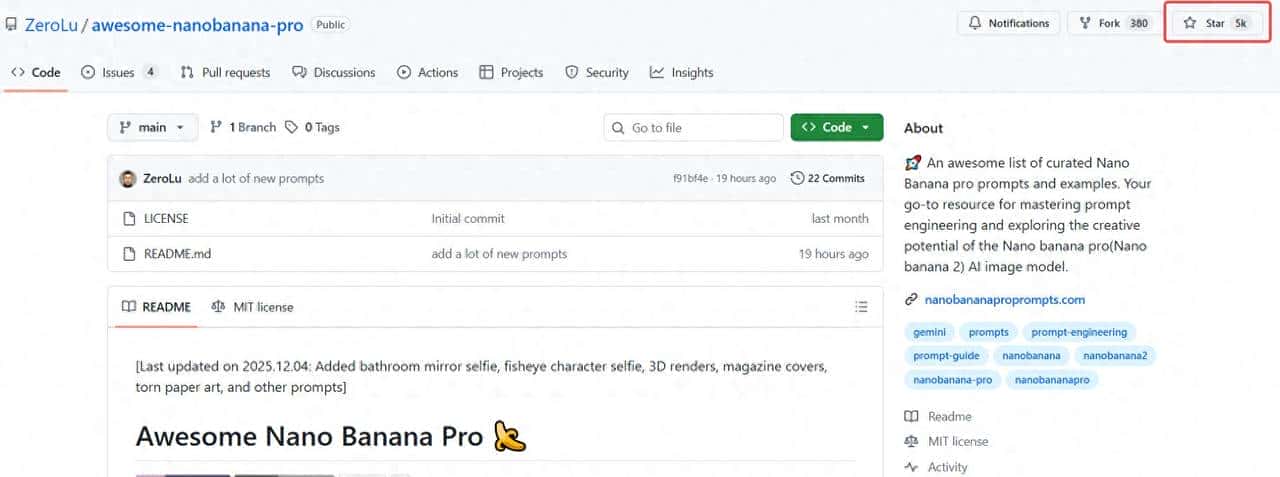 专为Nano Banana Pro打造的精选提示词与案例合集！ - 鹿快
