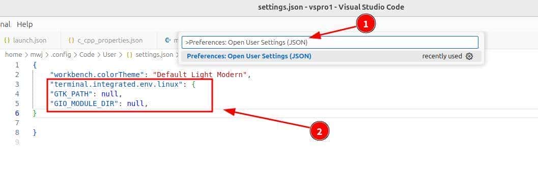 ubuntu24.04 vscode调用 c++ opencv报错问题