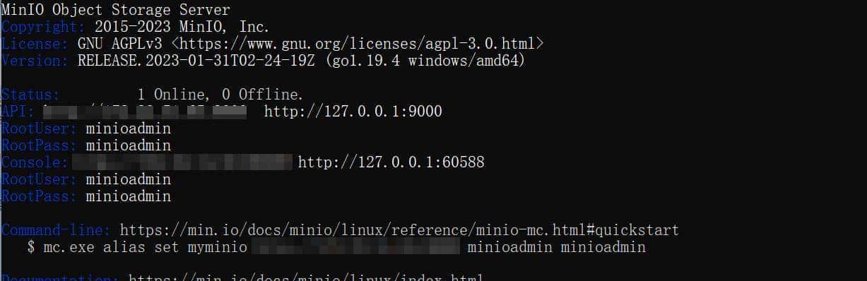 三分钟部署windows版本分布式储存Minio
