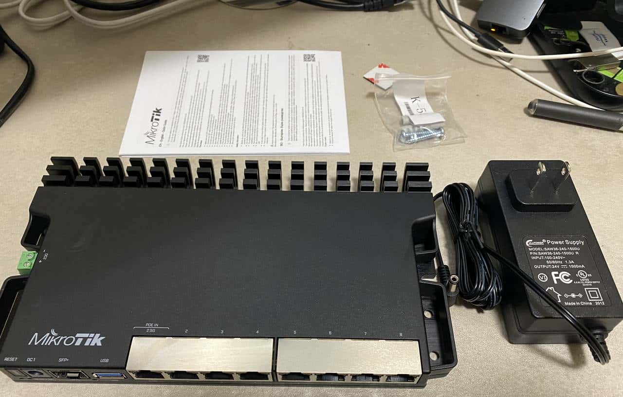 剁手Mikrotik RB5009UG+S+IN 纯开箱