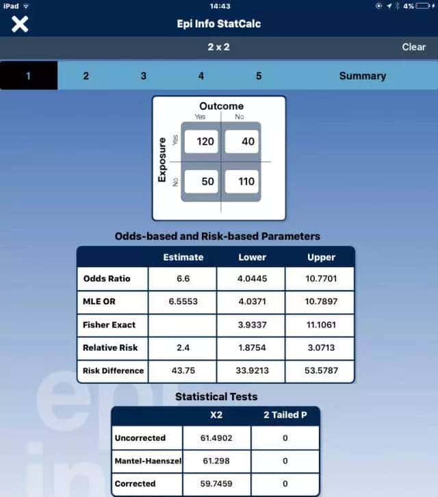 手机版Epi Info:掌上流行病学工具，看文献的必备神器