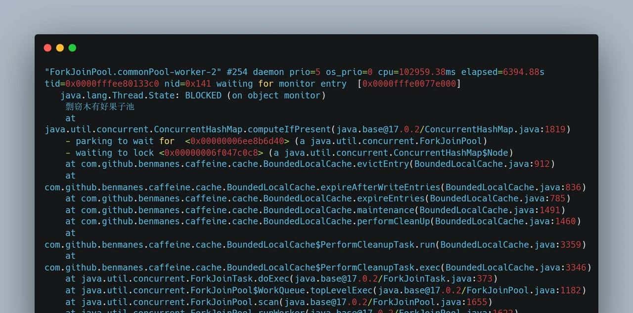 使用 JFR 定位 Caffeine 同步缓存中的缺陷
