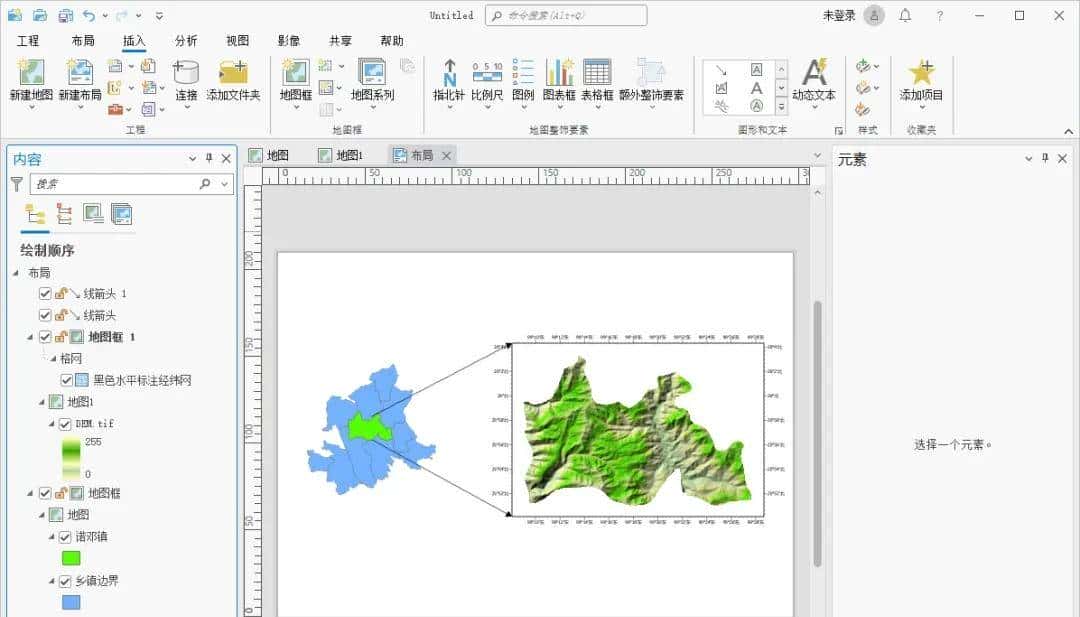 如何使用ArcGIS Pro制作地理区位图