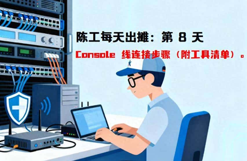 陈工每天出摊:Console 线连接步骤(附工具清单)・第 8天