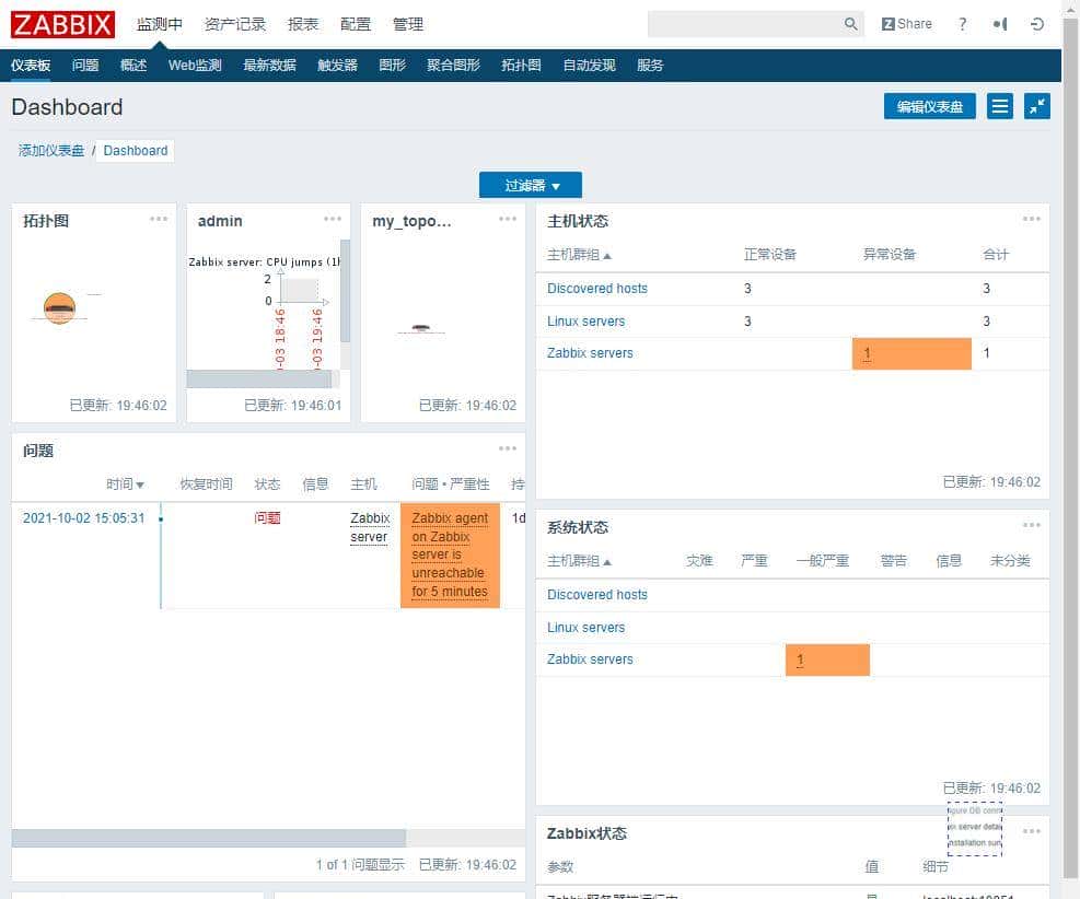 Linux集群自动化监控系统Zabbix集群搭建到实战