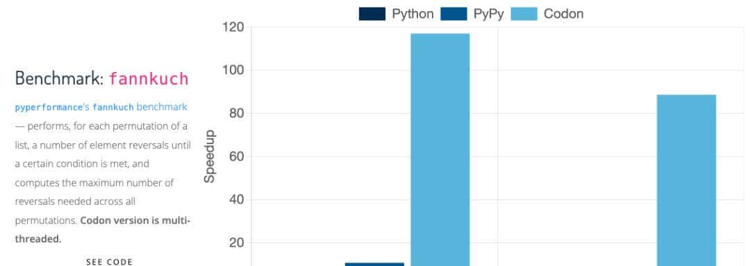 让 Python 拥有 C/C++ 一样的速度,编译神器 Codon 发布!