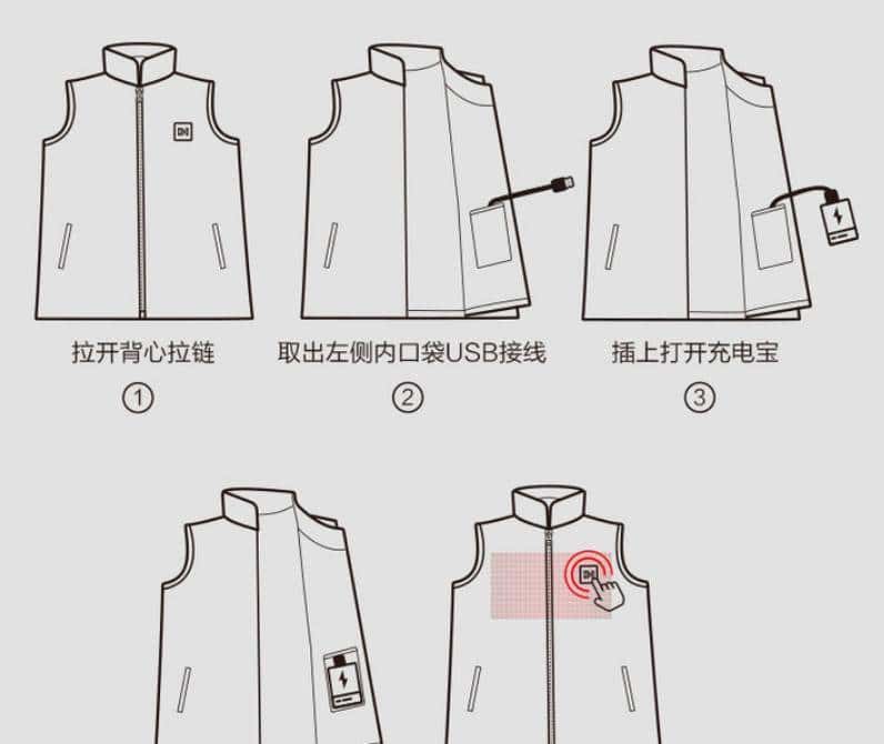 移动暖气来了？升温发热持续16小时！这智能温控马甲比暖宝宝管用